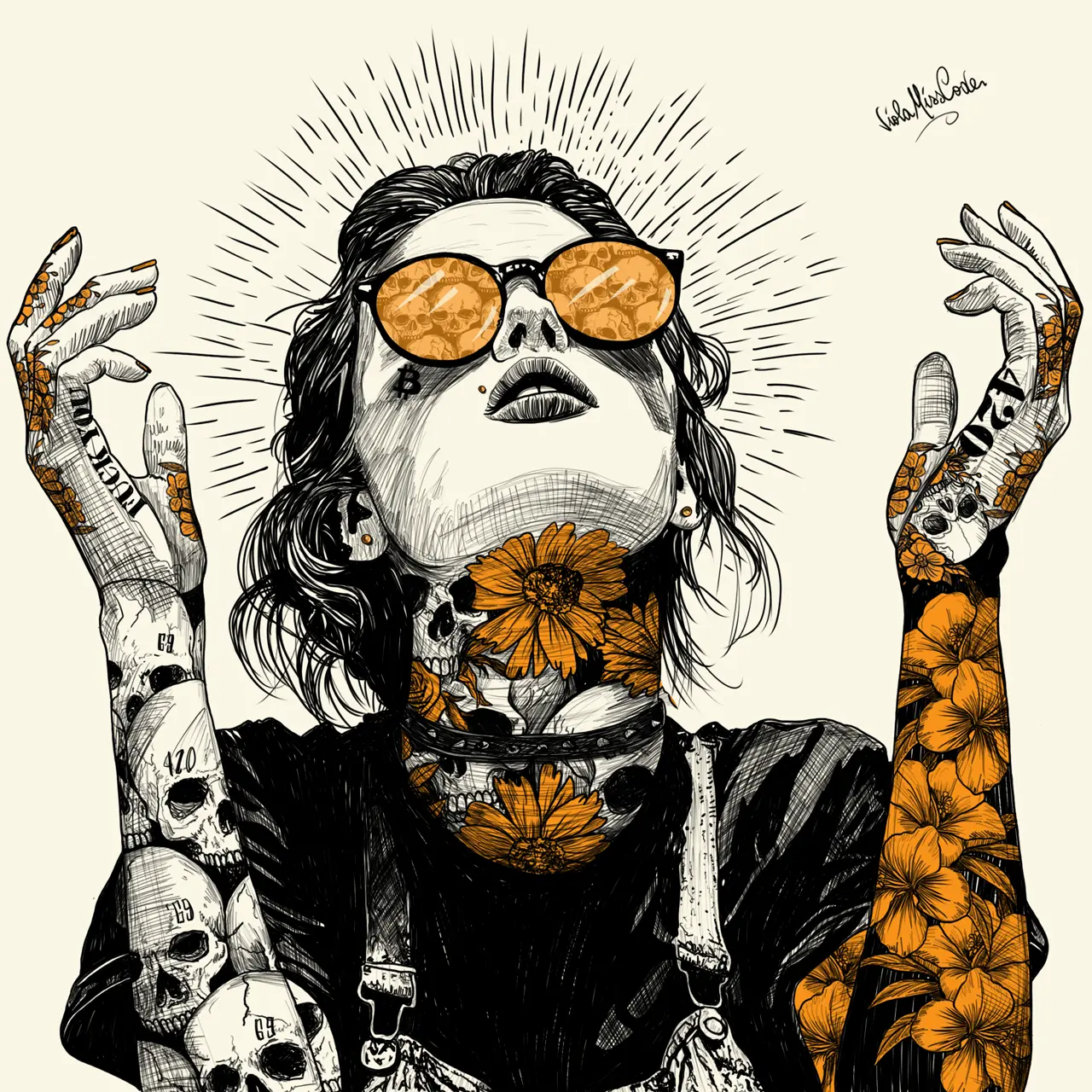 Artist work showcased on LunaLauncher — Viola